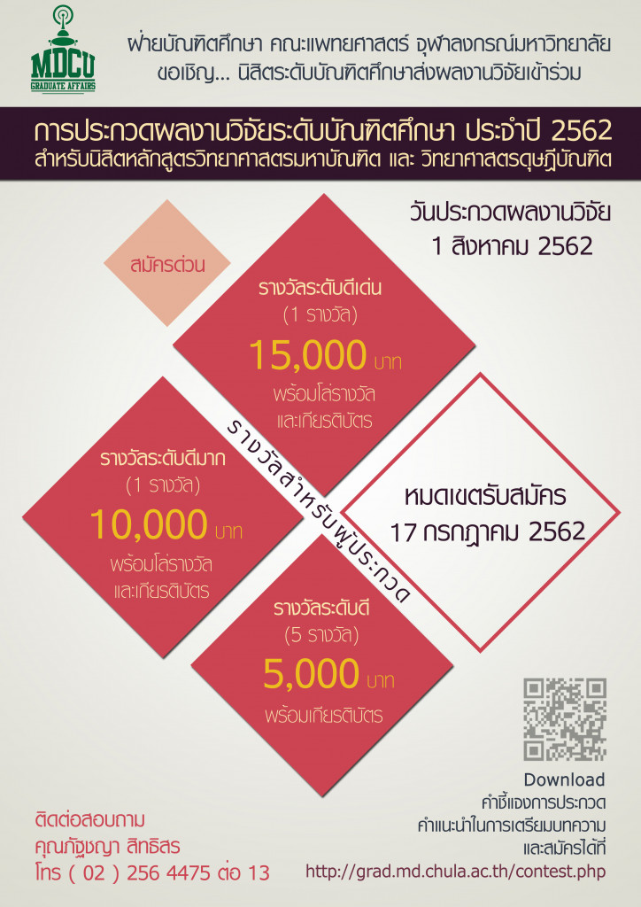 ประกวดผลงานวิจัย ม่วง 2019- TH