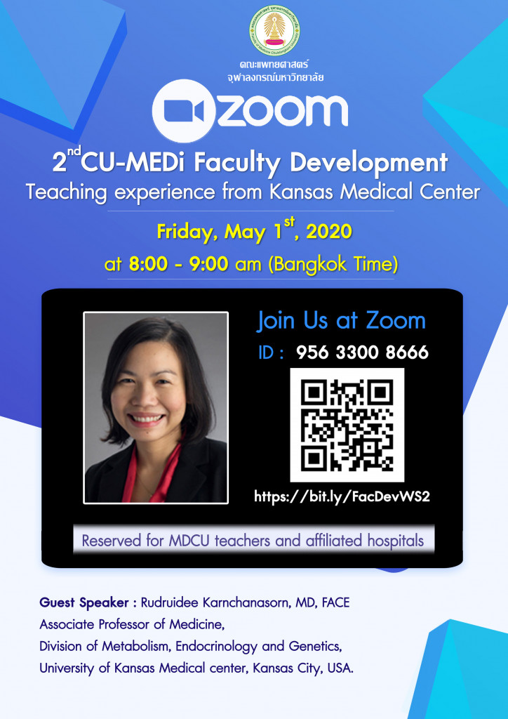 2nd CU-MEDi Faculty Development