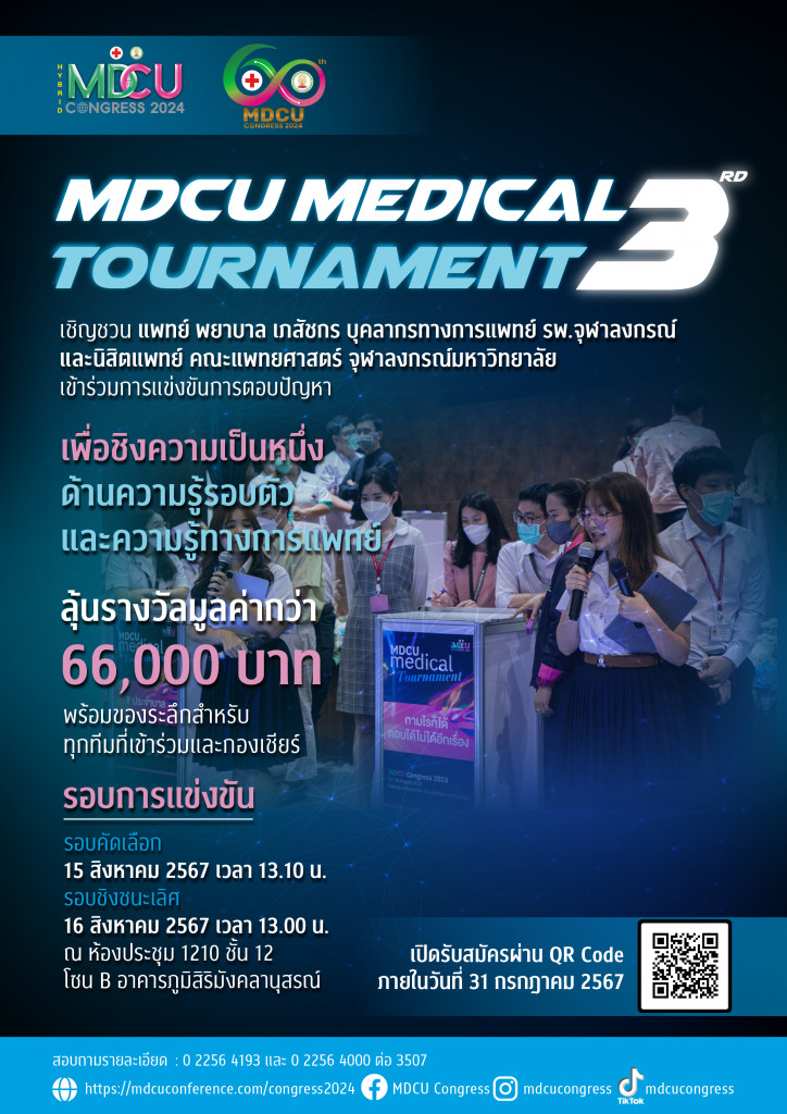Poster MDCU Medical Tournament 2024