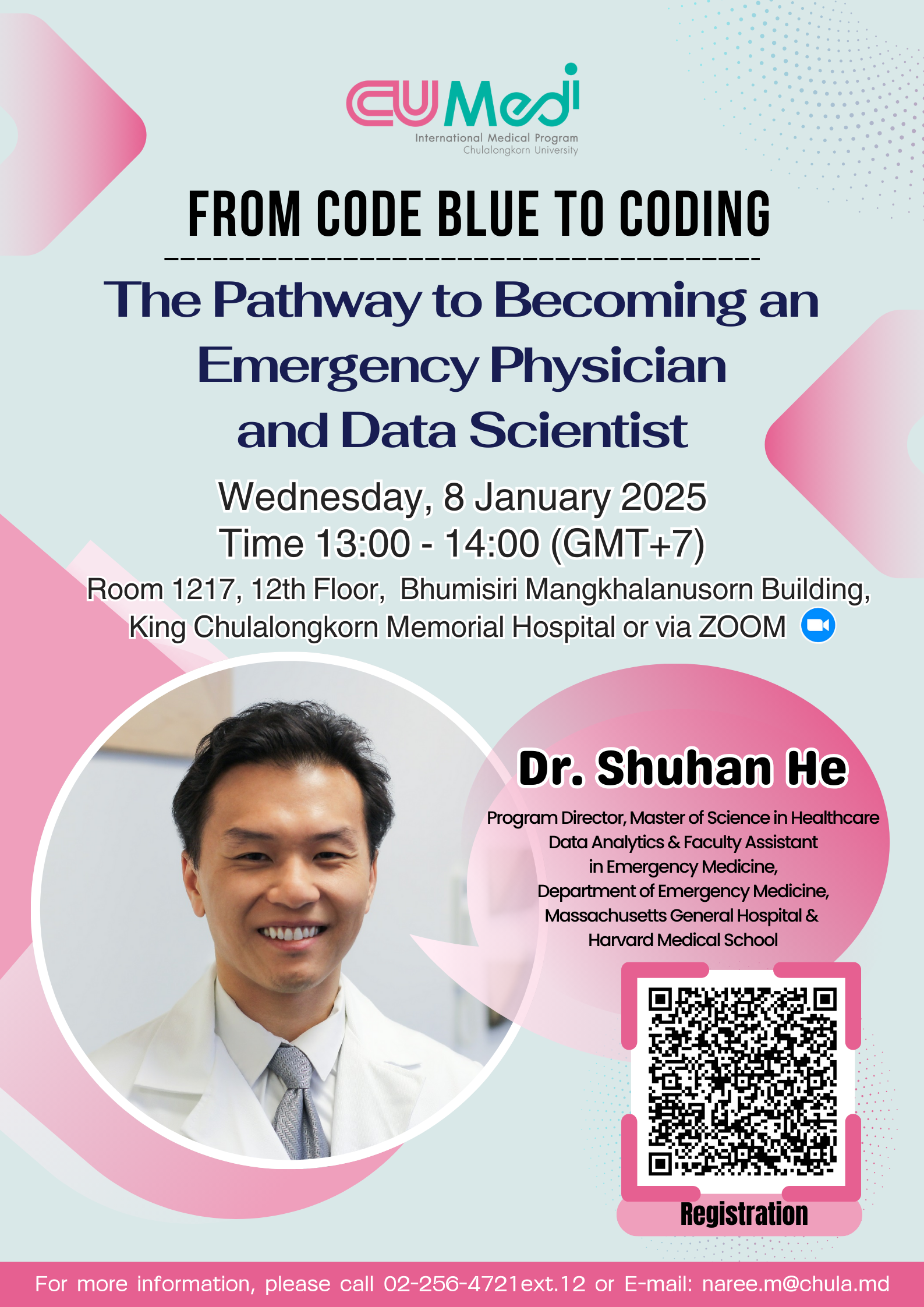 Faculty of Medicine at Chulalongkorn University » Dr. Shuhan He Poster ...