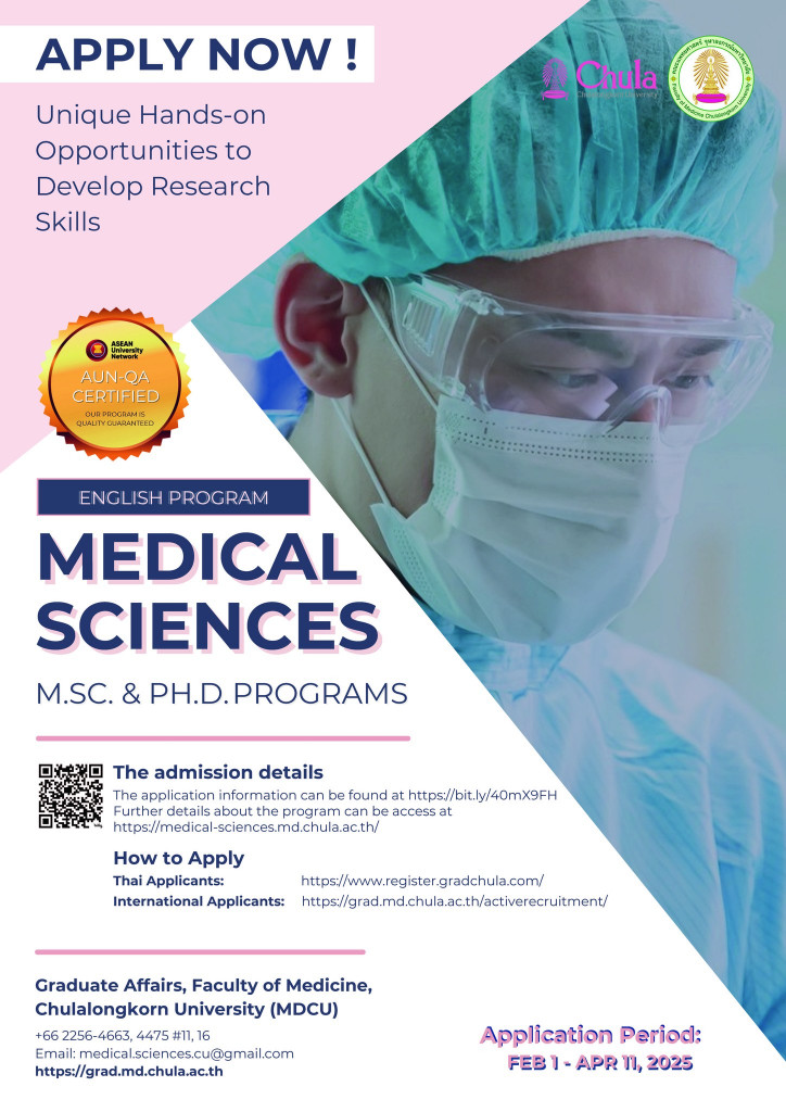 ENGLISH PROGRAM MEDICAL SCIENCES M.SC.& PH.D. PROGRAMS